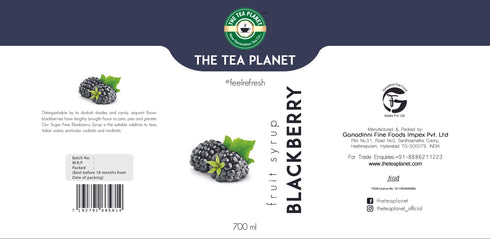 The Tea Planet Blackberry Syrup 700 ml